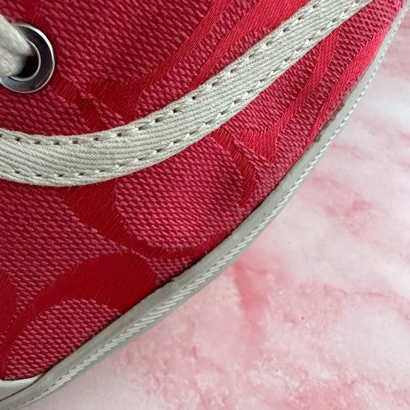 🩸Coach Bellamy Pink Signature C Sneakers - Size 9,5B🩸 - Picture 8 of 16